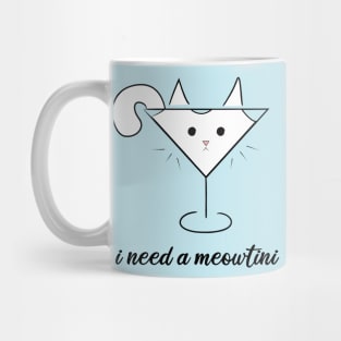 I need a Meowtini White Cat Mug